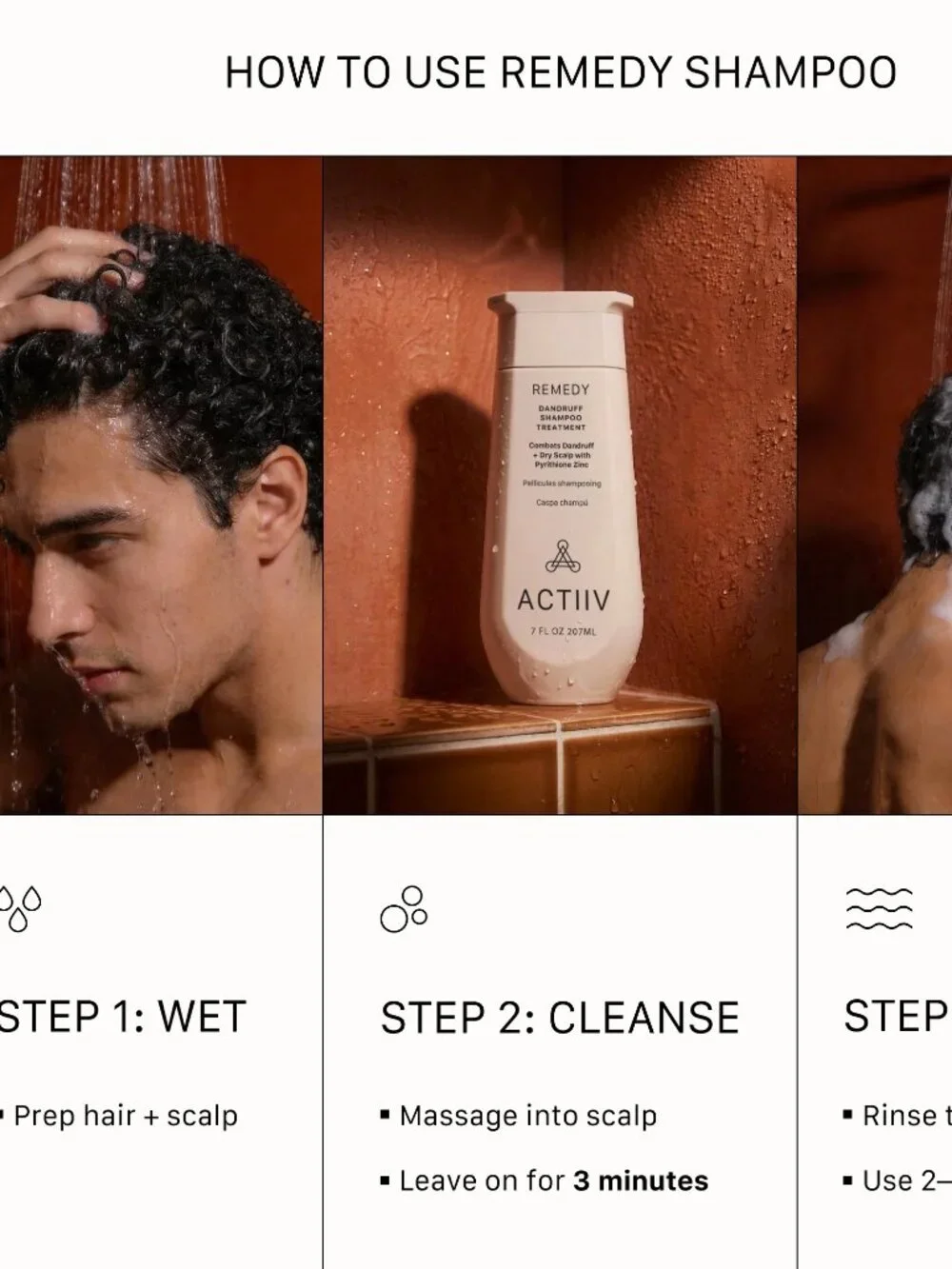Actiiv Remedy Dandruff Shampoo Treatment  (7 oz)